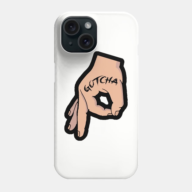 Gotcha Hand Phone Case by  The best hard hat stickers 