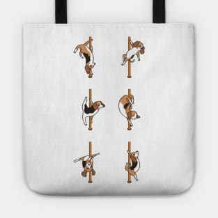 Beagle Pole Dancing CLub Tote