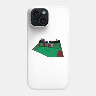 Green rooftop of Korea Phone Case