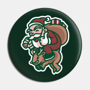 Christmas Fiends Logo Pin