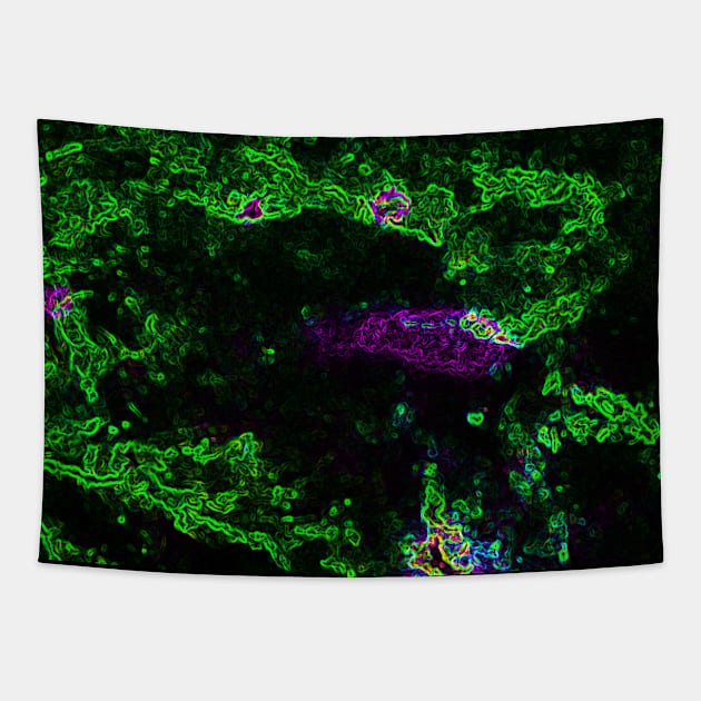 Black Panther Art - Glowing Edges 367 Tapestry by The Black Panther