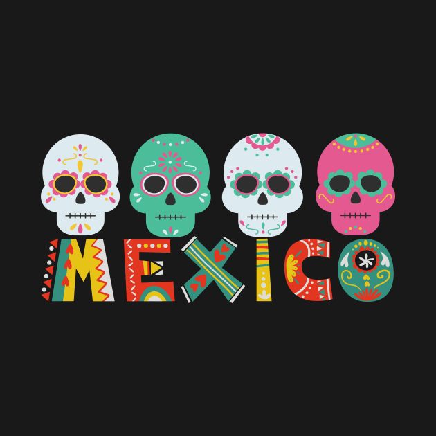 Sugar skulls Mexico by UnikRay