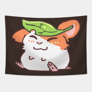 Hamster with a Leaf Tapestry