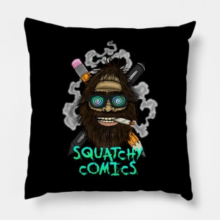 squatchy comics Pillow