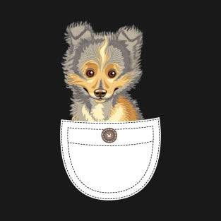 Sheltie In Pocket T-Shirt