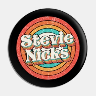 Stevie Proud Name - Vintage Grunge Style Pin