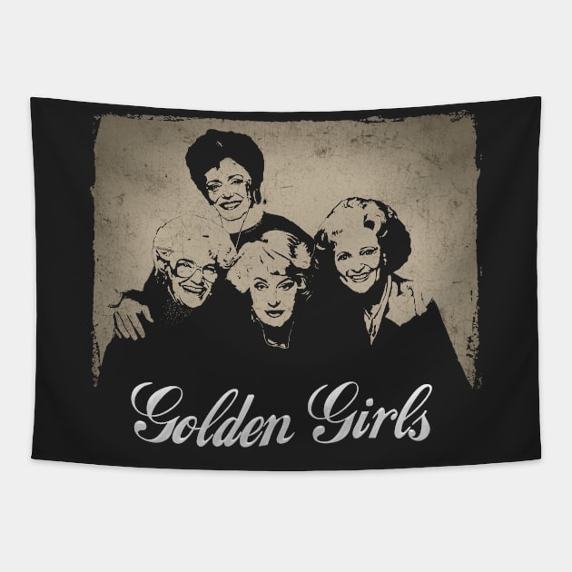 Vintage Golden Gurls Tapestry by KokaLoca