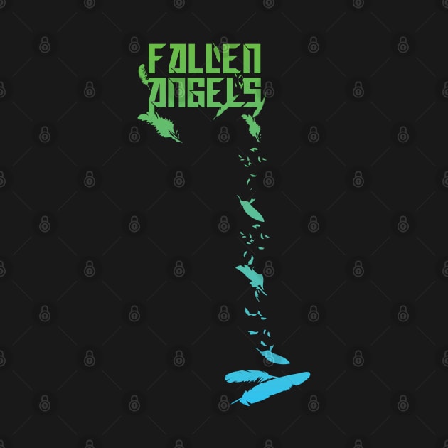 Fallen angels-green/blue by God Given apparel