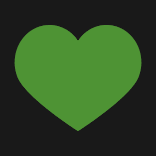 Green heart T-Shirt