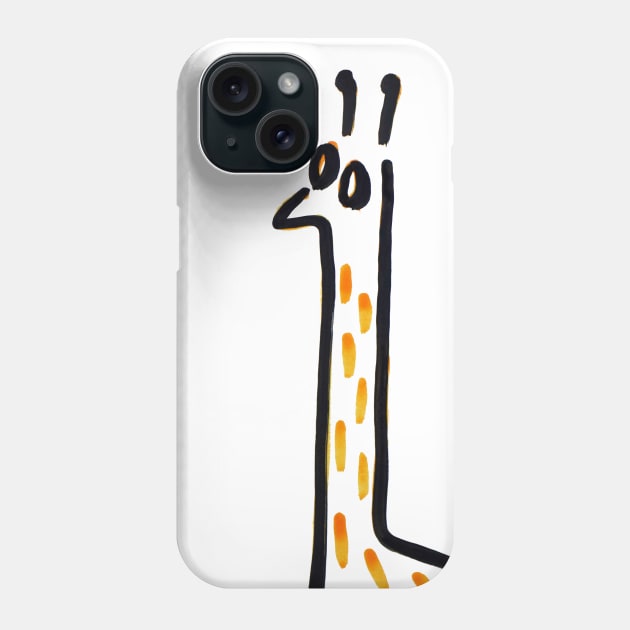 giraffe Phone Case by Angel Rivas