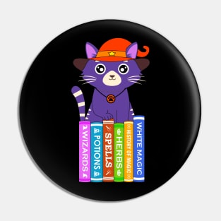 Cute Wizard Kawaii Cat Pin