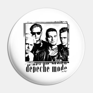 Depeche Mode -- Original Retro Fan Art Design Pin