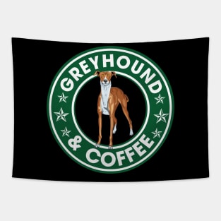 Greyhound And Coffee Tapestry