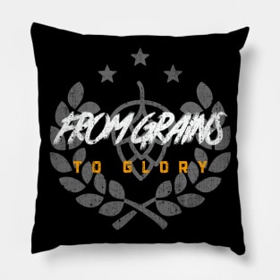 Vegan From Grains To Glory Fitness Workout Pillow