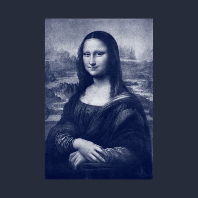 Blue Mona Lisa by historicimage