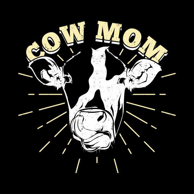 Cow Mom Mother Cattle Farmer Farming Gift by Dolde08