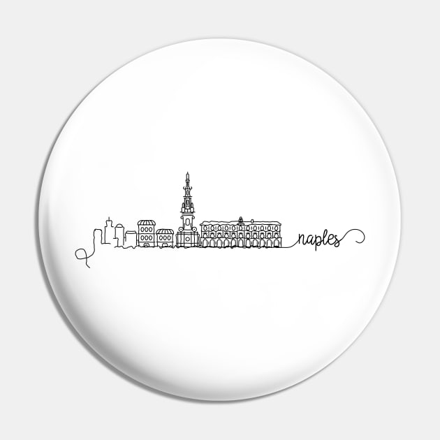 Naples City Signature Pin by kursatunsal