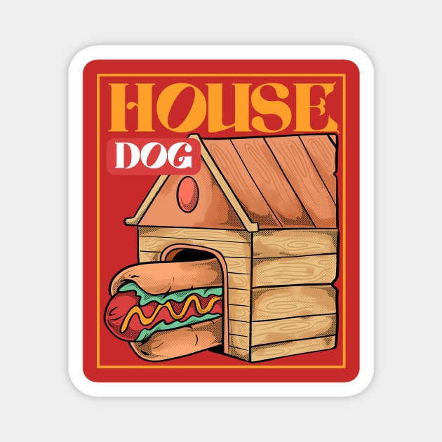 house dog Magnet by FUNRECT