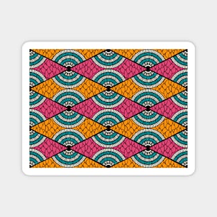 Colorful African Pattern Magnet