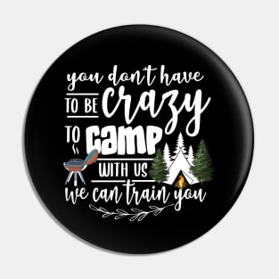 Camping Pin