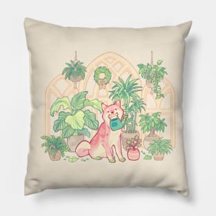 Green thumb shibakura Pillow