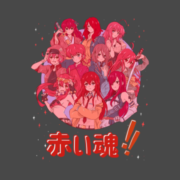 Red Soul Anime And Manga T Shirt Teepublic