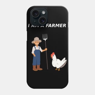 I am a real farmer Phone Case