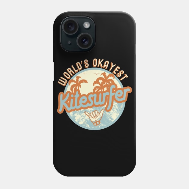 Worlds okayest kitesurfer Phone Case by LiquidLine