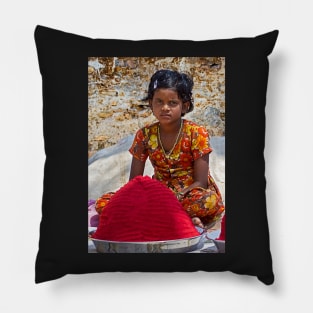 Tikka Girl. Pillow