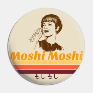 Anime phrase moshi moshi Pin