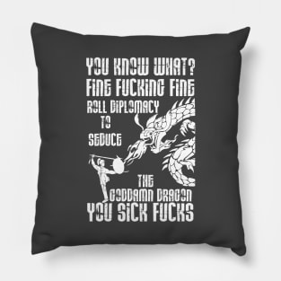 Out of Context D&D Quote Pillow