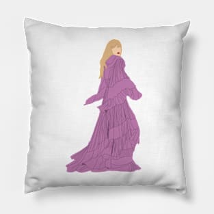 Eras Folklore Purple Dress Pillow