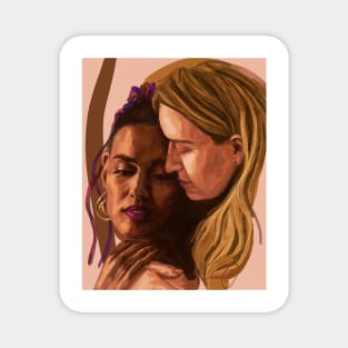 Amanita & Nomi (Sense 8) digital painting Magnet