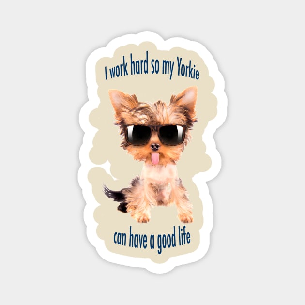 Yorkie Love Magnet by jenjost