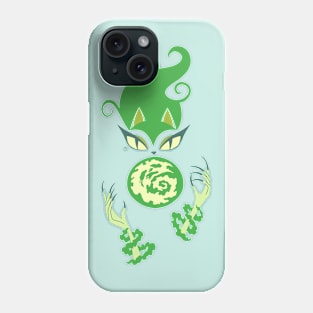 Witchy Kitty Crystal Ball Color Phone Case