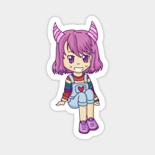 Kawaii rainbow girl Magnet