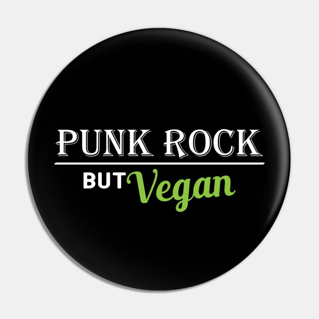 Vegetarian - Funk Rock but vegan Pin by KC Happy Shop