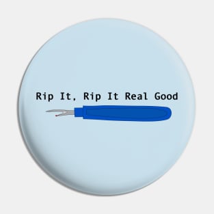 rip it, rip it real good sewing quote Pin