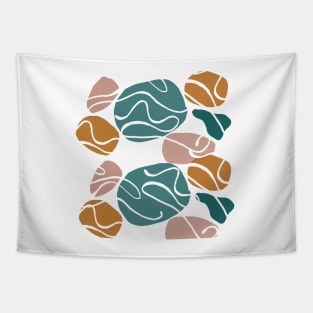 Pattern beige green bohemian modern cute Tapestry