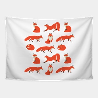 Foxes pattern Tapestry