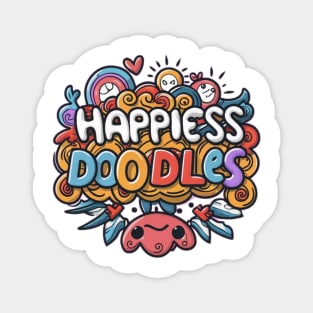 Happies Doodles Magnet