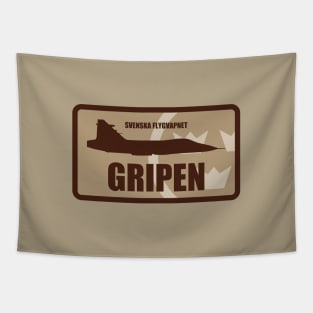 JAS 39 Gripen Patch (desert subdued) Tapestry