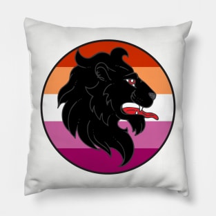 An Tir Pride - Lesbian - Populace Badge Style 1 Pillow