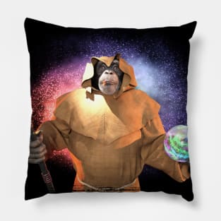 Chimp Monk Pillow