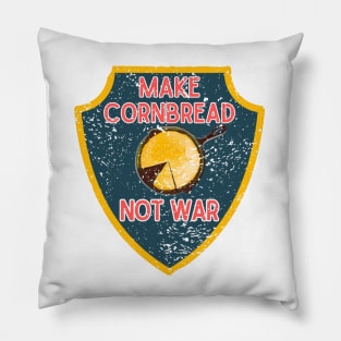 Make Cornbread Not War Pillow