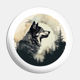 Alpha Aesthetics: The Lone Wolf Vibe Pin