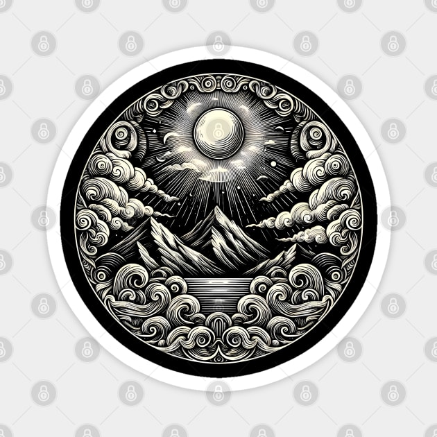 Radiant Nature Magnet by MakerMind8.2