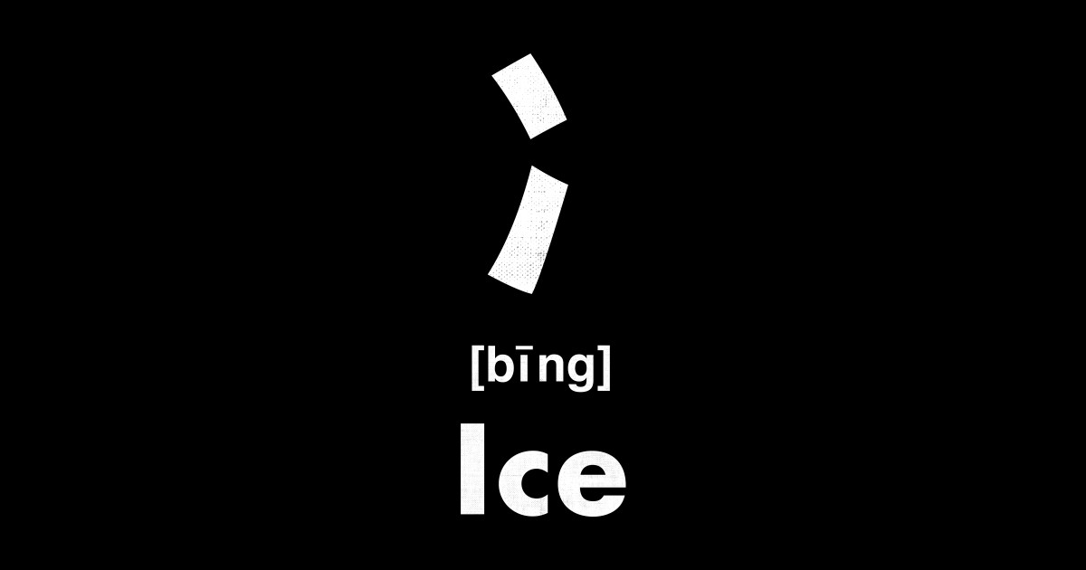 Ice Chinese Character (Radical 15) Ice Sticker TeePublic