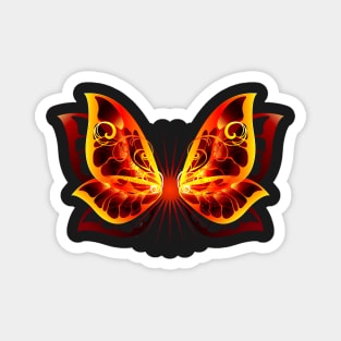 Fire Wings of Butterfly ( Fiery Wings ) Magnet