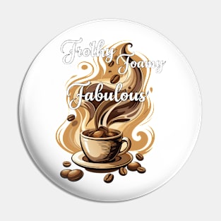 Ink Wash coffee design Pin